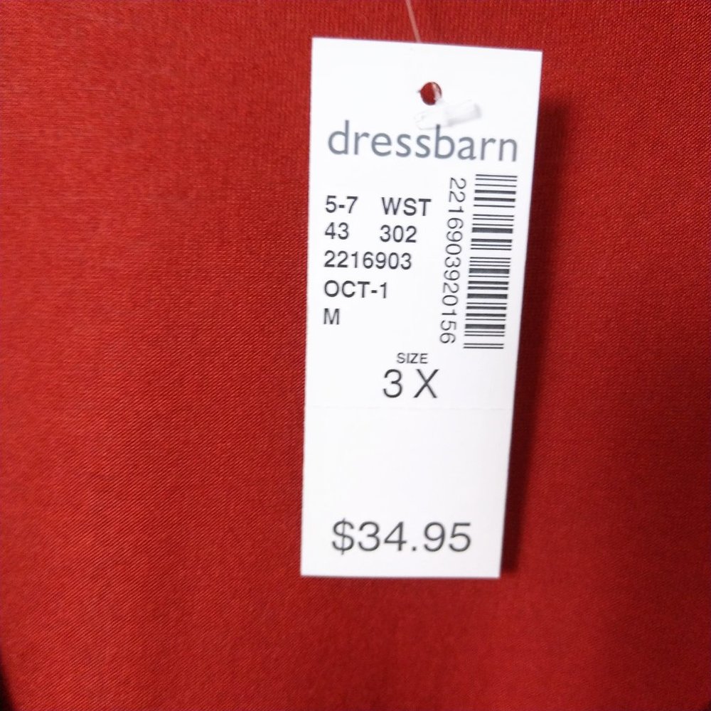 NWT Retrology V-Neck Top w/ Smocking-Type Shoulder - Picture 8 of 9